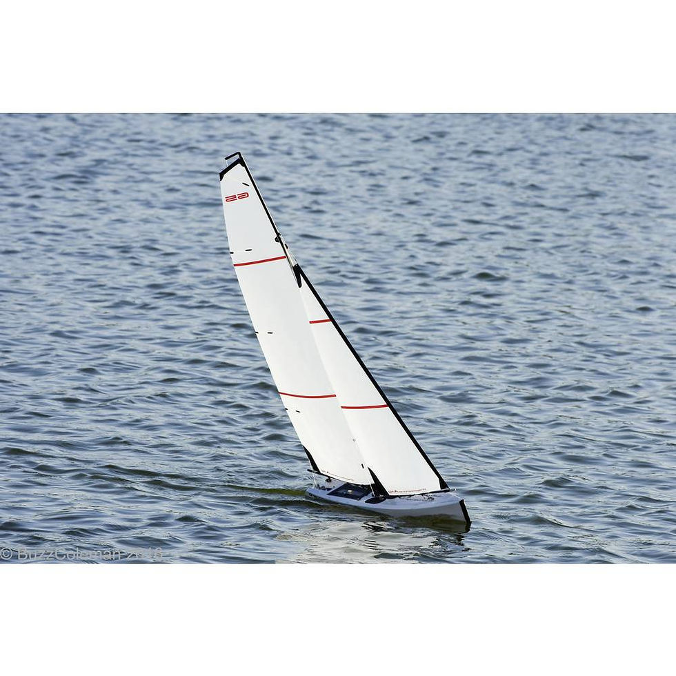 Miniature : Joysway Dragonforce 65 V8 voilier bateau à voile radio commandé rc enfant débutant  télécommandé voilier régate