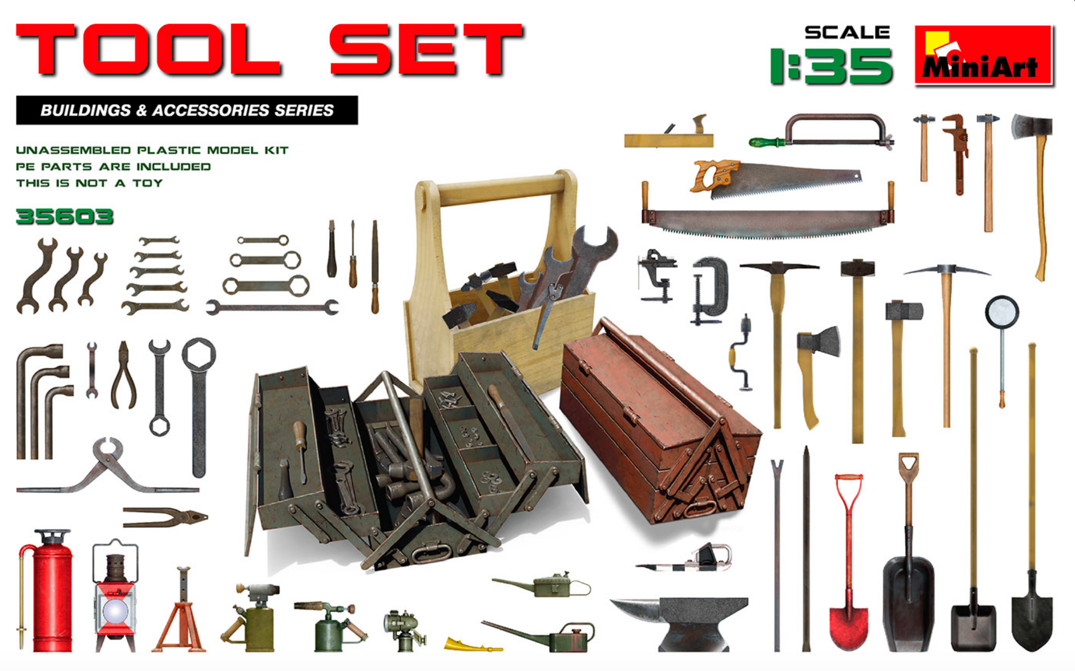 MiniArt German Tool Set 1/35 MIN35603
