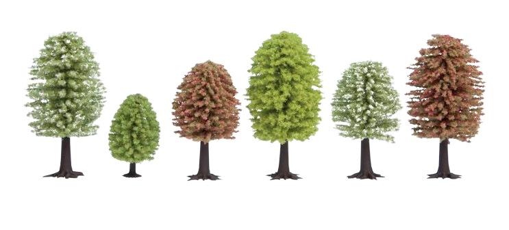Noch Assortiment d'arbres forêt printanière NOC 26906 pour maquette modelisme architecture arbre decore train