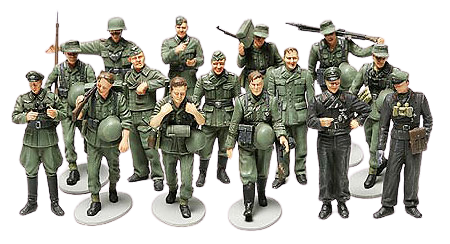 Tamiya WWII German Infantry On Maneuvers 1/48 TAM 32530