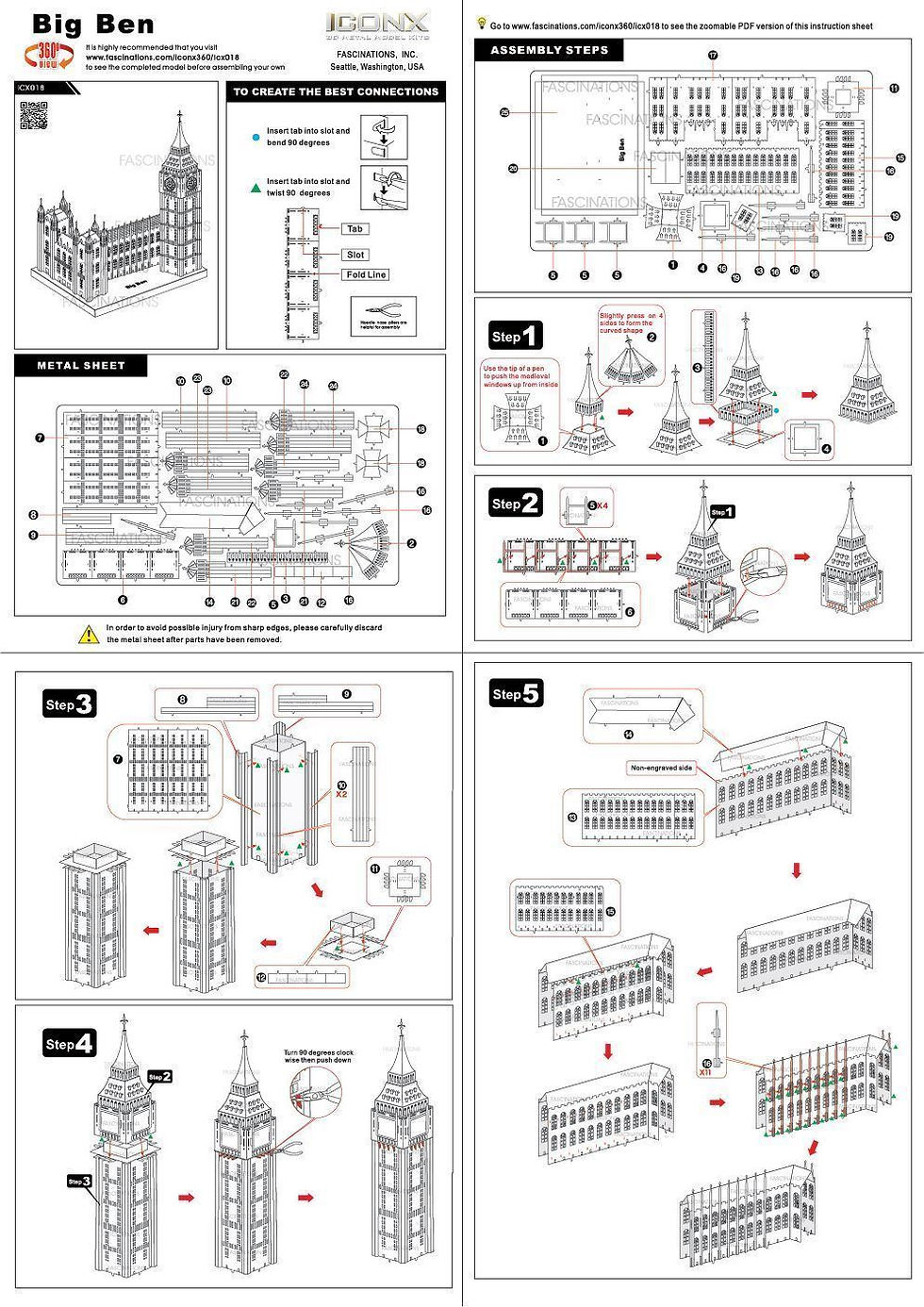 Miniature : Metal Earth Big Ben