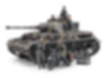 German Pz.Kpfw.IV Ausf.G - Early Production & Motorcycle Set "Easte Tamiya 25209