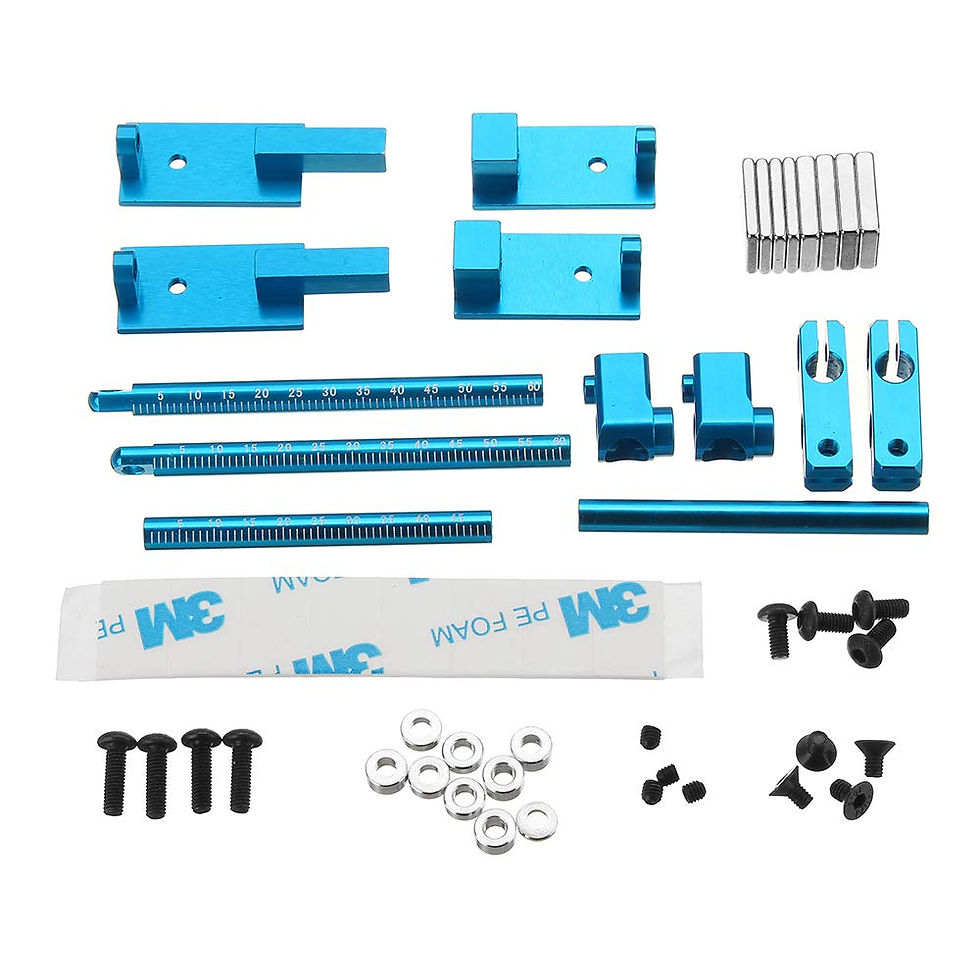 Miniature : Killerbody Supports de carrosserie à aimants en alliage d'aluminium KIL48508