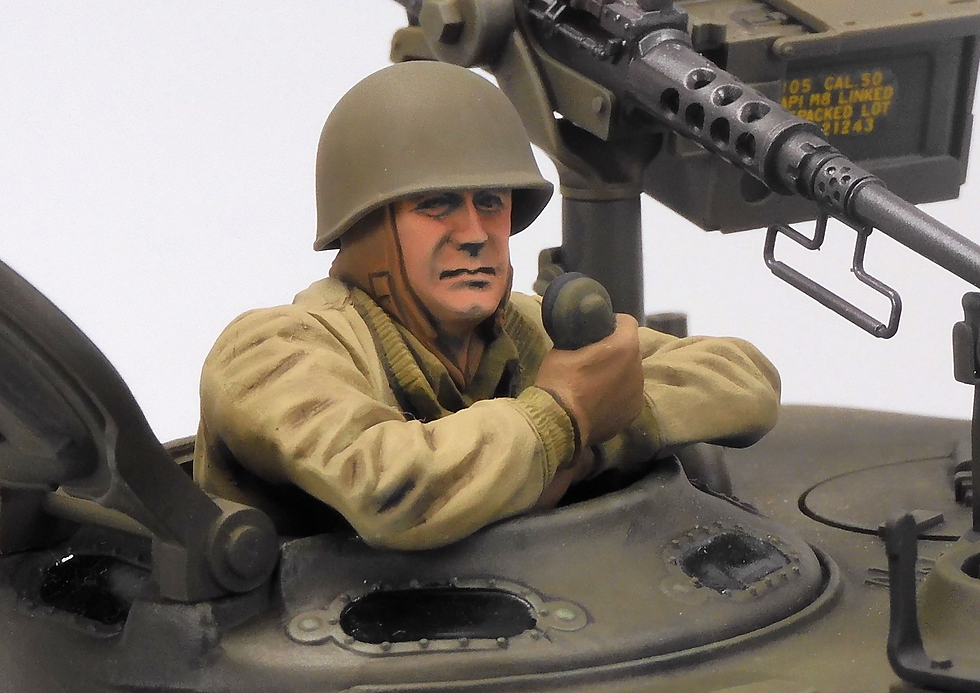 Miniature : Tamiya 1/16 RC Panzer M4 Sherman 105mm Howitzer (Mech.Steering System) 56048