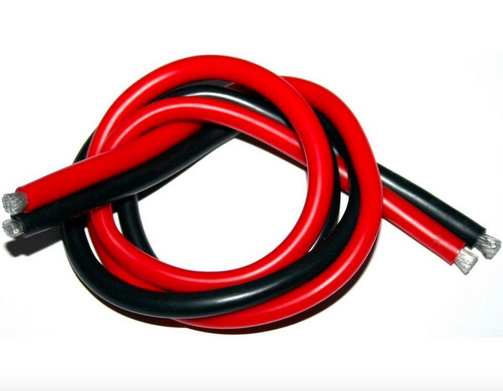 Câble électrique rouge et noir Câble - 10 Gauge / 5.2mm2