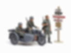 KS600 Motorcycle & Sidecar, Zündapp KS600 Tamiya 35384