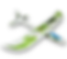 RC Factory – Planeur Rookie (version vert)