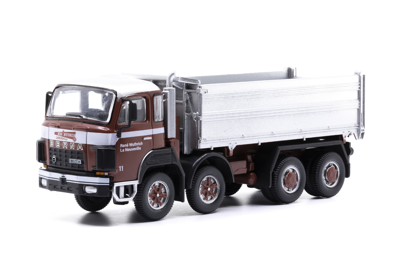 ACE collectors edition Berna D290B F8x4 Kipper Wuthrich en métal 1:87
