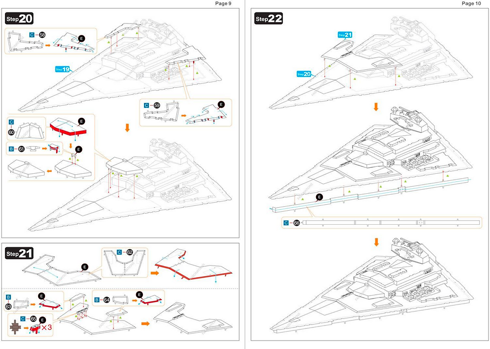Miniature : Metal Earth Star Wars Premium Series Imperial Star Destroyer ICX130