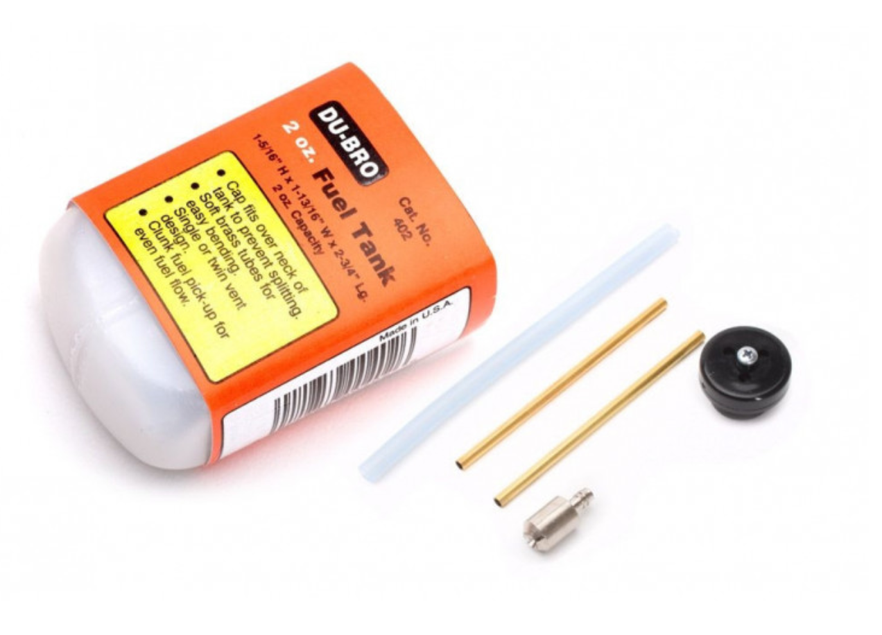 Réservoir Carburant 60cc - 2 oz. - Dubro 402 modelisme avion rc accessoire pour essence et nitro