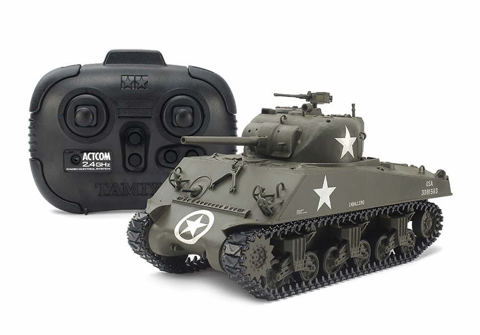 Tamiya Tank radio-commandé M4A3 Sherman U.S. TAM 48217