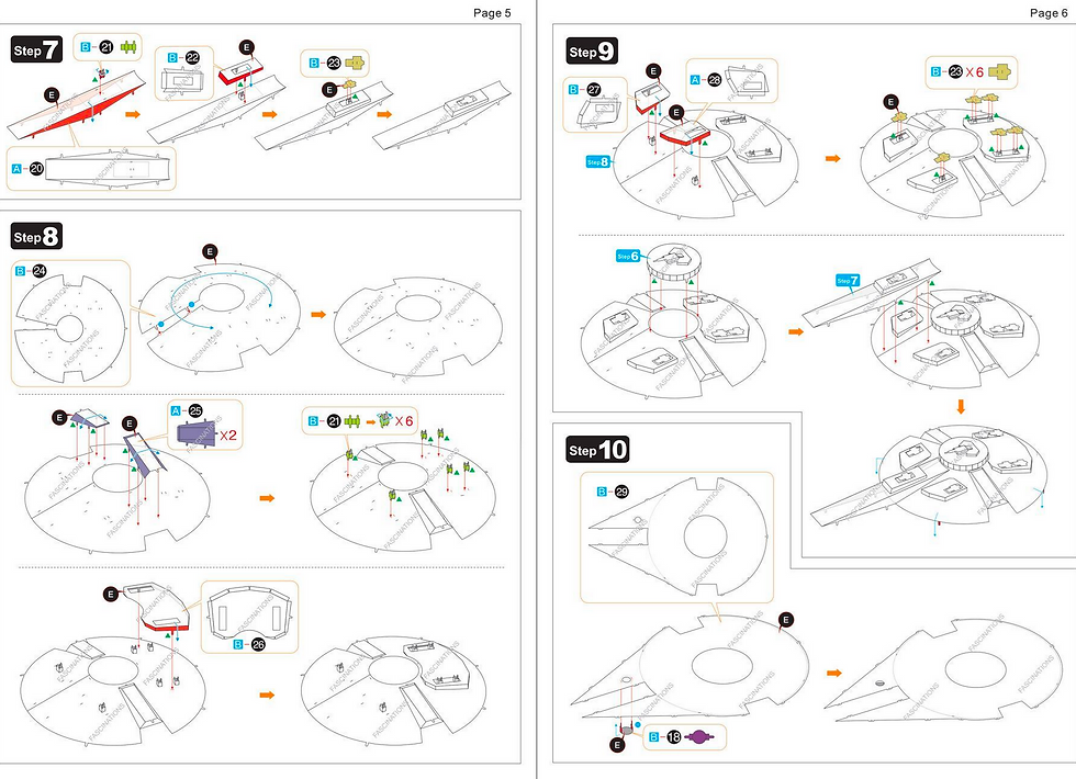 Miniature : Metal Earth Star Wars maquette en métal à monter Lando's Faucon Millenium ICX 201
