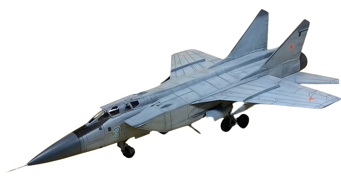 Zvezda Soviet Interceptor Fighter MIG-31 1/72 ZVE 7229
