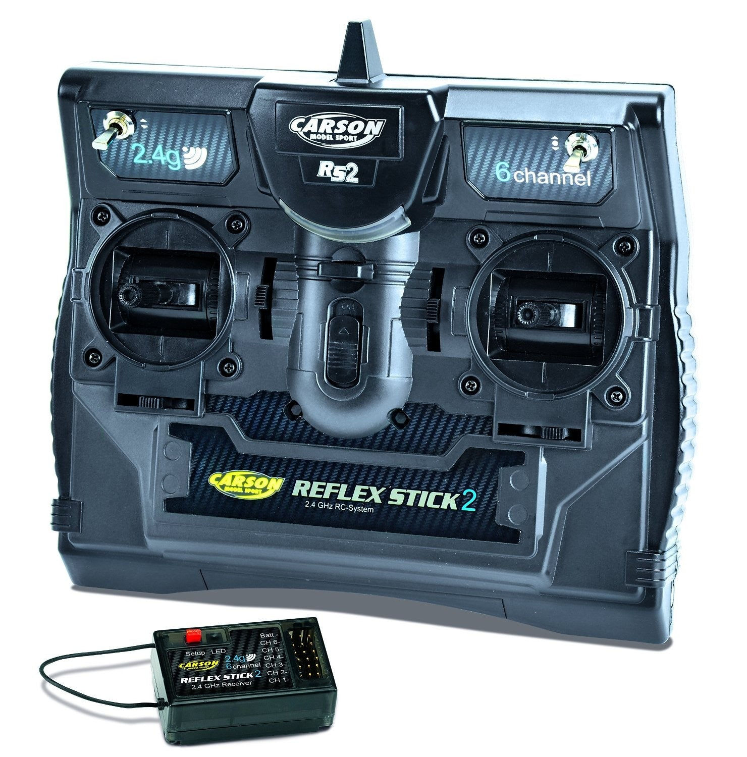 Carson Radio Reflex Stick 2 6 voies 500501006