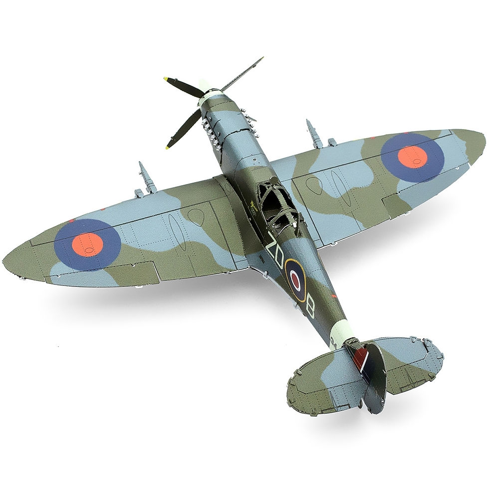 Miniature : Maquette SUPERMARINE SPITFIRE Metal earth 1005, maquette à construire, modélisme