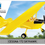 Miniature : Cessna 172 Skyhawk-Yellow  - COBI 26621 - avion lego en brique