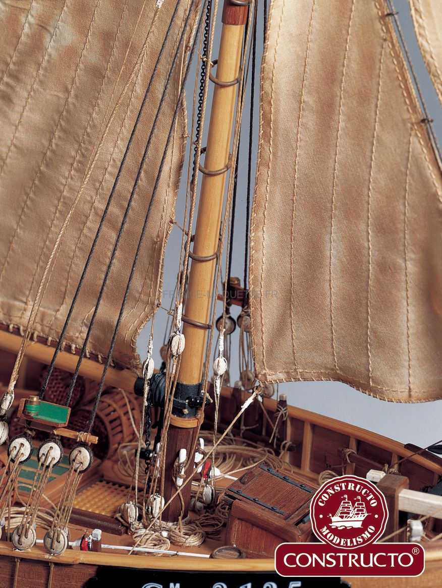Miniature : Maquette de bateau LE CAMARET de CONSTRUCTO 80825