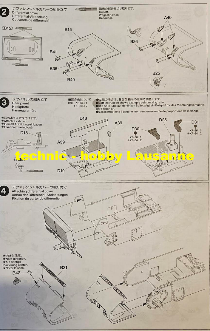Miniature : Tamiya Us Tank Destroyer M36 1/35 - TAM 35390 - maquette a monter tank armée