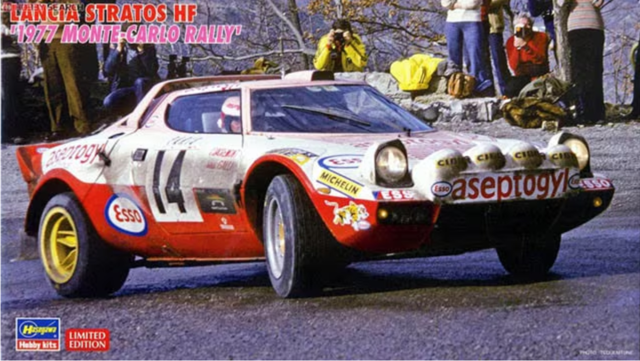 Hasegawa Lancia Stratos HF "1977 Monte-Carlo Rally" HAS20268