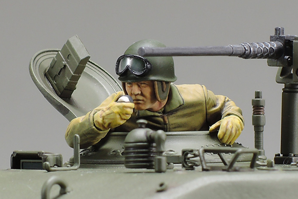 Miniature : Tamiya U.S. Medium Tank M4A3E8 Sherman "Easy Eight" European Theater 1/35 35346