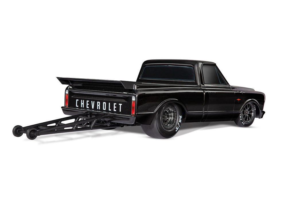 Miniature : Traxxas Drag Slash RC Chevy Truck black (noir) 94076-4 shop magasin online price
