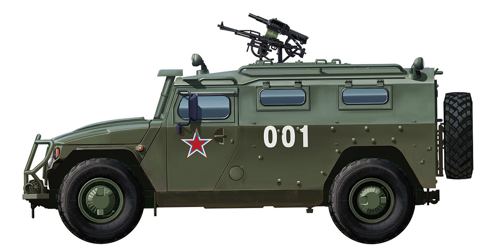Miniature : Meng Model  GAZ-233014 Sts Tiger Meng VS-003