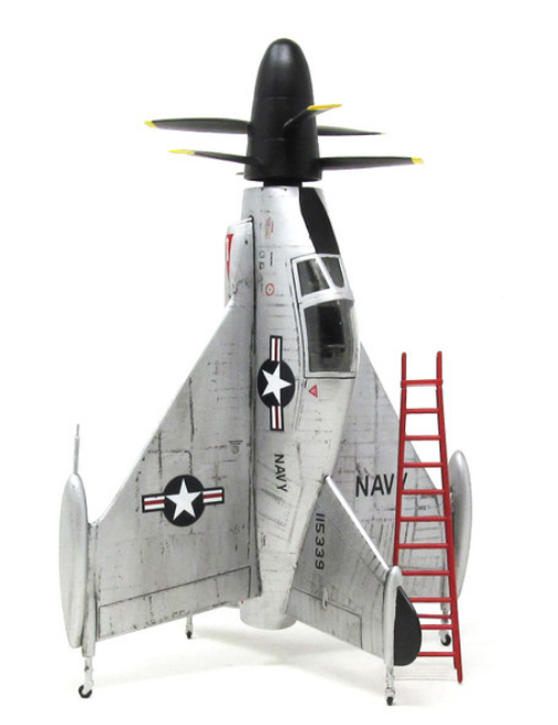 Miniature : Maquette Convair Vertical Take-Off 1:48 Atlantis (Réf. L526)  Découvrez un projet aéronautique révolutionnaire avec la maquet