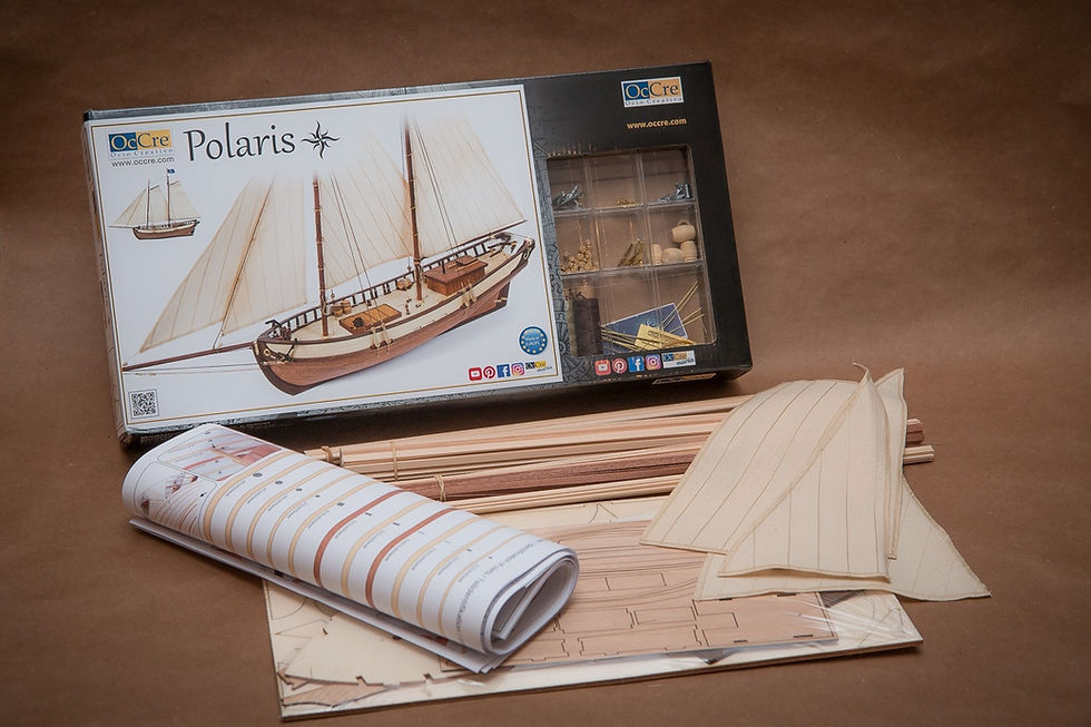 Miniature : Maquette de bateau en bois à construire goélette POLARIS OCCRE 12007