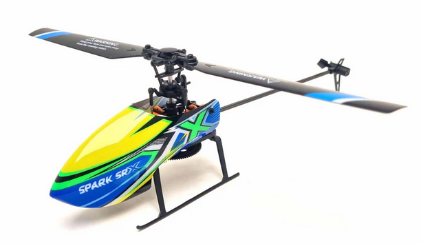 Miniature : Hélicoptère RC 4 voies Spark SRX radio commandé T5196