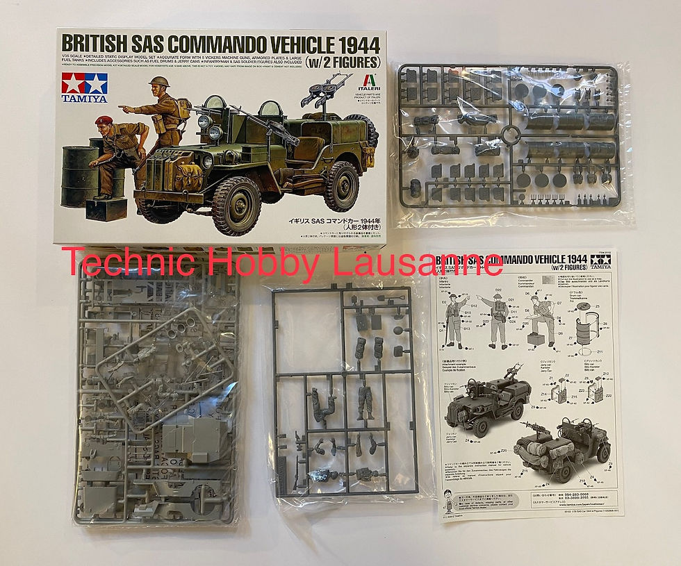 Miniature : Tamiya British Sas Commando Vehicule 1994 1/48 TAM25423