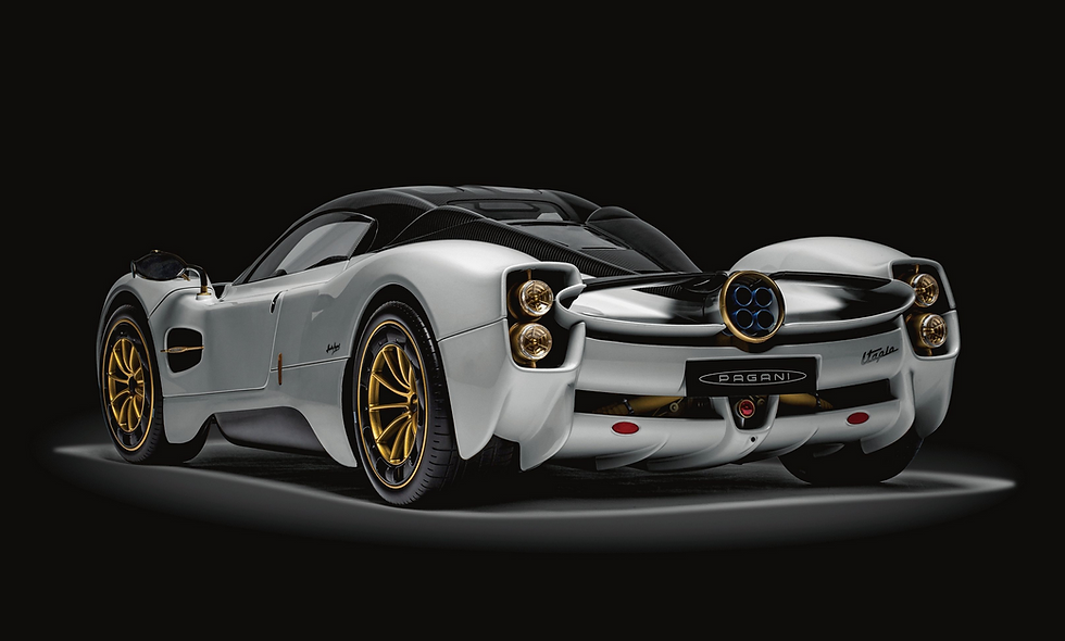 Miniature : POCHER Pagani Utopia Coupé Bianco Perla HK123 maquette en metal modelisme