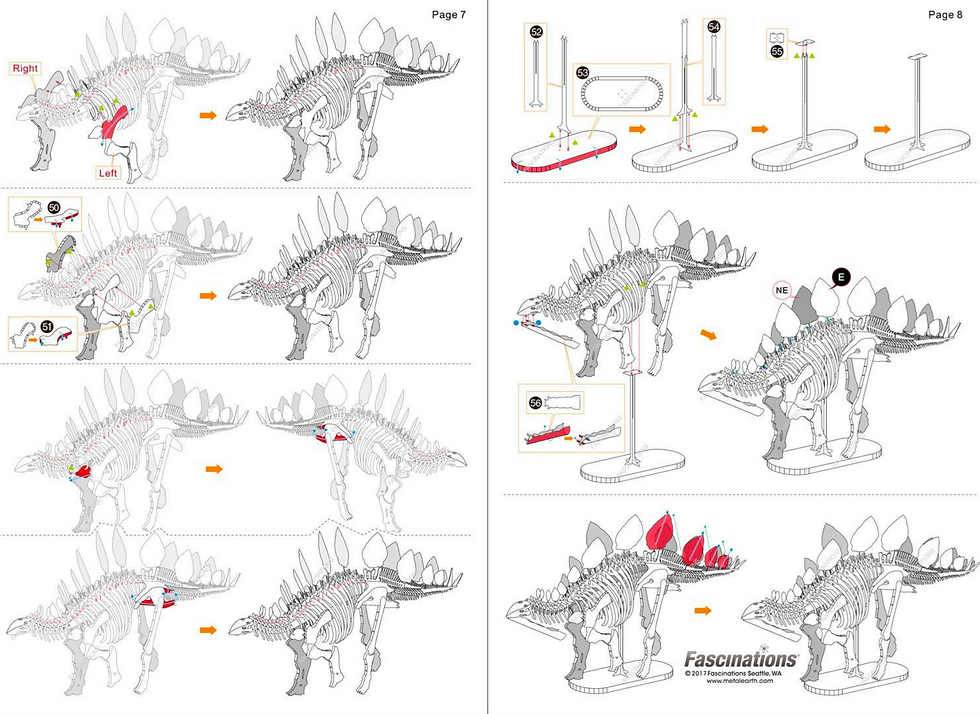 Miniature : Metal Earth Stegosaurus