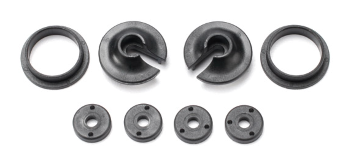 Supports de ressort, supérieur et inférieur jeu de têtes de piston Traxxas 3768
