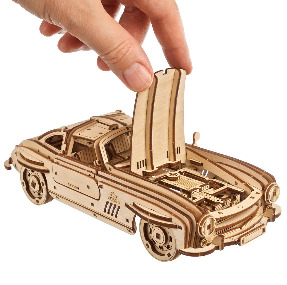 Miniature : Coupé sport – Ugears – Puzzle 3D en bois