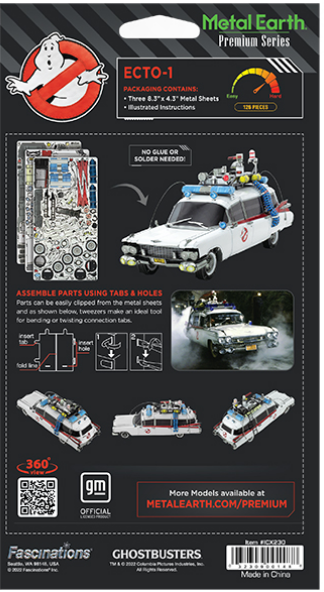 Miniature : ECTO-1 Ghostbusters Metal Earth ICX 230