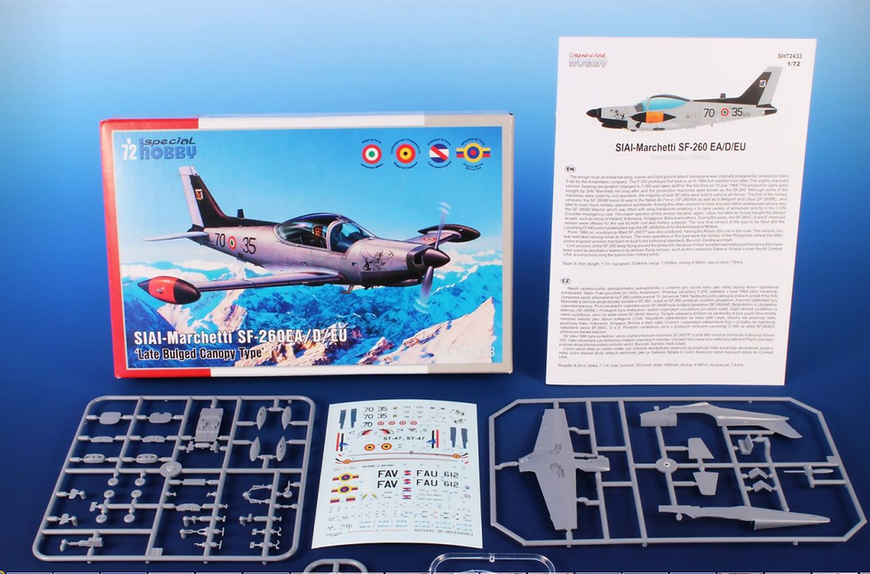 Miniature : Siai_marchetti SF-260EA 1/48 SH 72438
