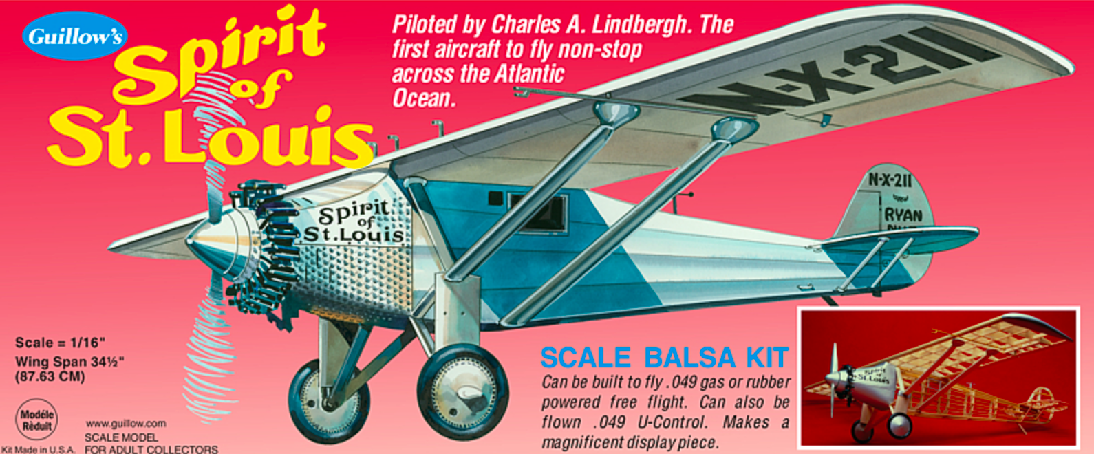 Guillow's Spirit of St.Louis