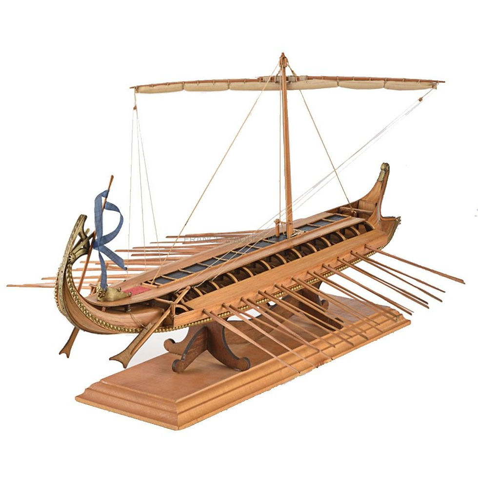Miniature : Maquette de bateau en bois à construire Birème Grecque - Amati 1404