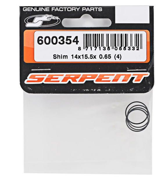 Miniature : Serpent Shim 14x15.5x0.65 (10) - SER 600212 - (A-46)