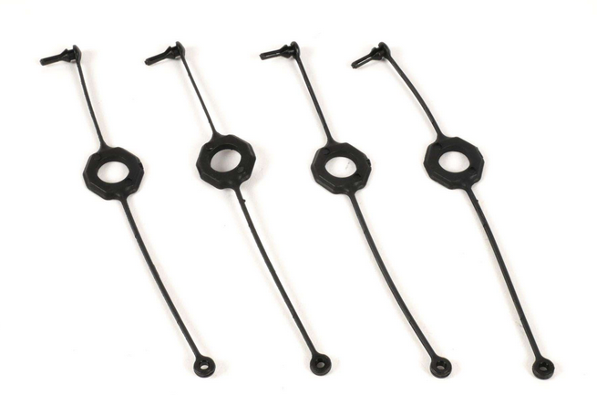 Black MT Pirate Maintien Clips Carrosserie - T4984/64