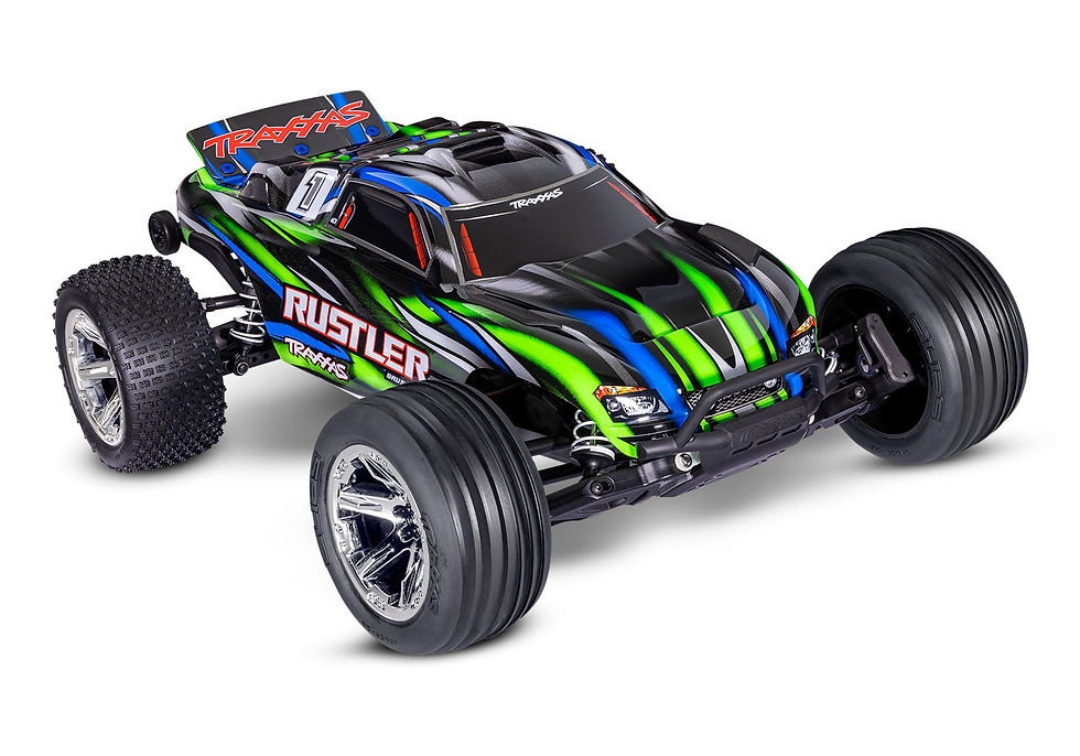 Miniature : Traxxas Rustler 2wd BL-2s Clipless RTR 37354
