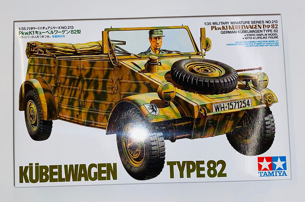 Miniature : Tamiya German Kübelwagen Type 82 1/35