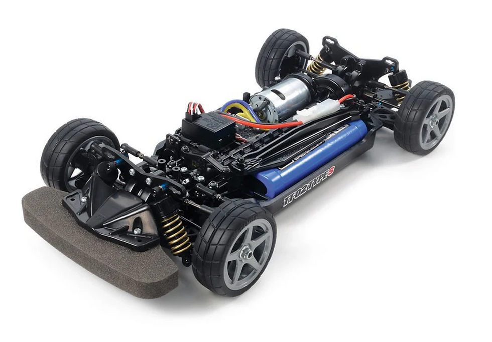 Miniature : Tamiya TT-02 Toyota Celica GT-Four Blanc KIT 47500