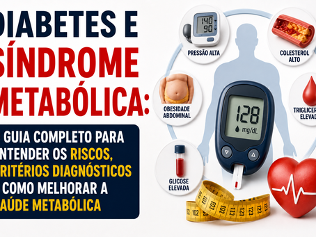 Diabetes e Síndrome Metabólica: O Guia Completo Para Entender os Riscos, Critérios Diagnósticos e Como Melhorar a Saúde Metabólica