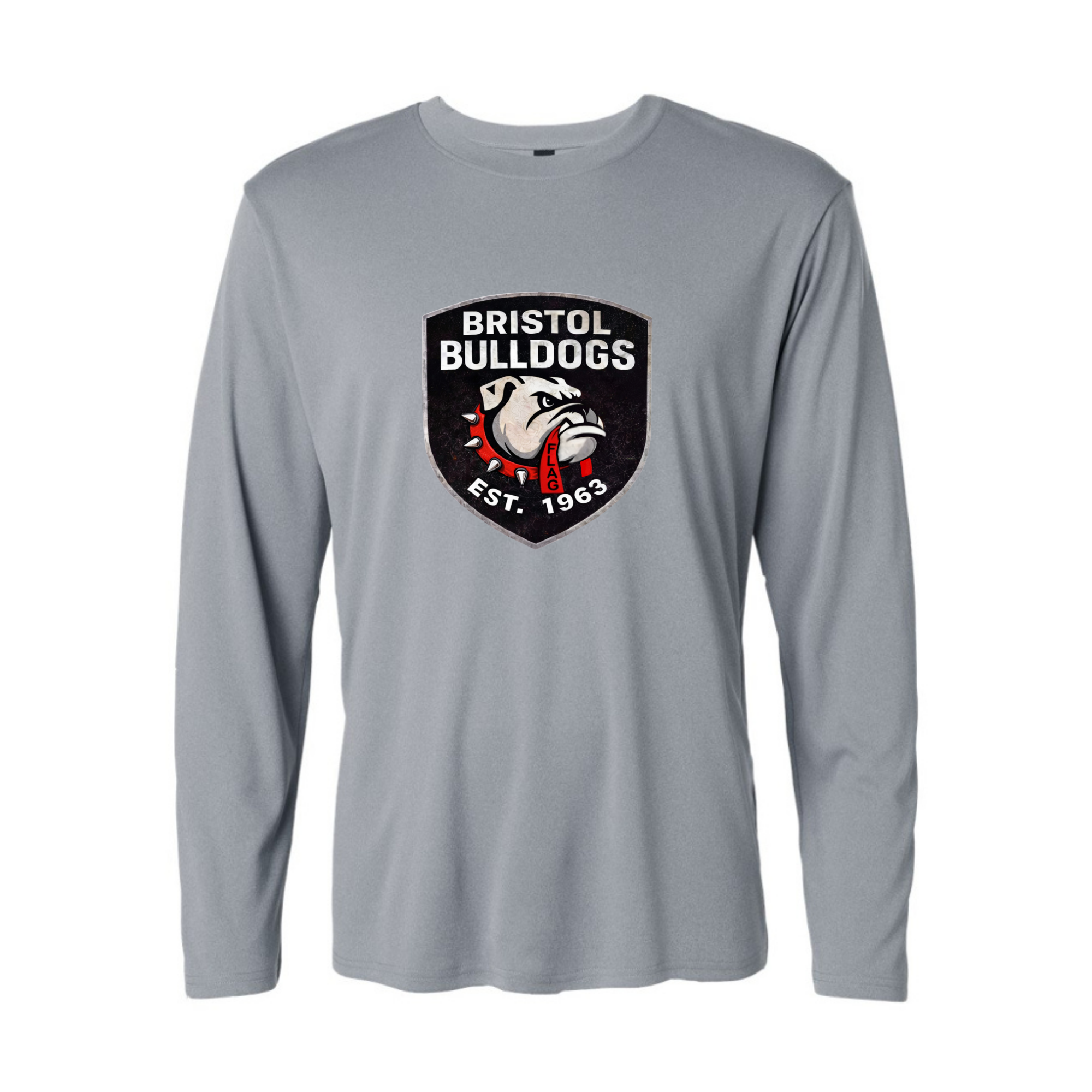 Bristol Bulldogs Youth Performance Long Sleeve Shirt