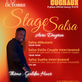 STAGE DE SALSA LE SAMEDI 10 OCTOBRE 2026