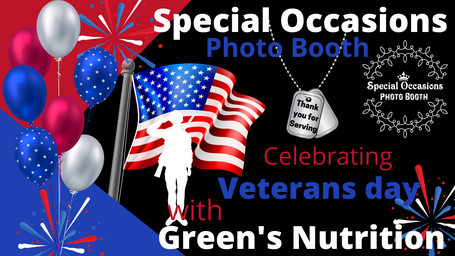 Celebrating Veterans Day At Greens Nutrition In Stockton, CA