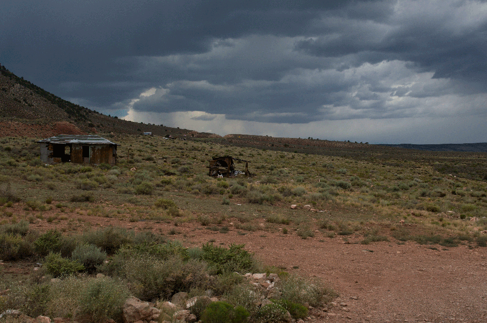 Decrepit Native American Land on