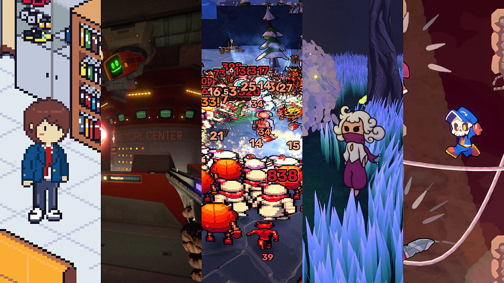 A selection of snippets from indie game demos