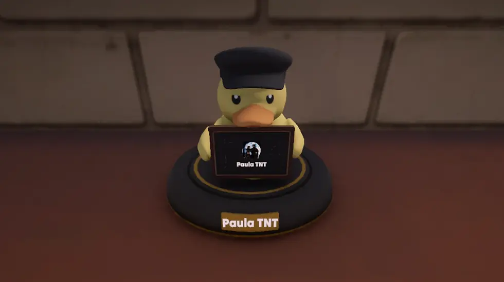 A personalized rubber duck in Sort Them Ducks